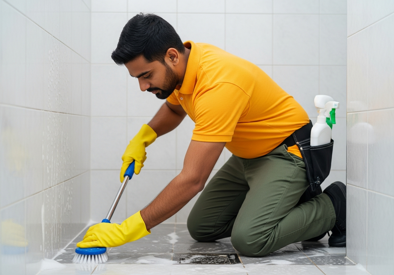 Floor & Wall Tile Scrubbing