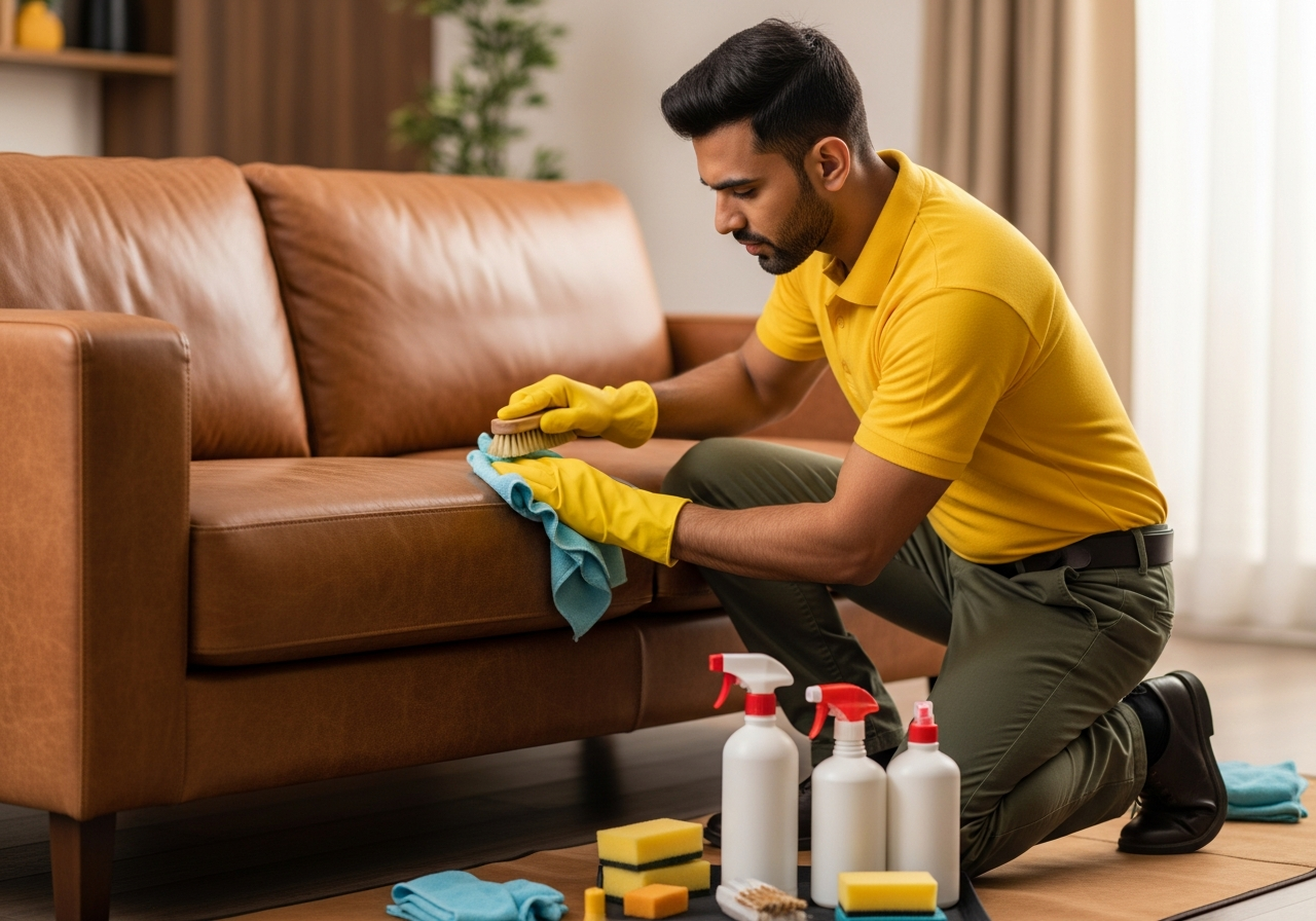 Leather Sofa Cleaning & Conditioning