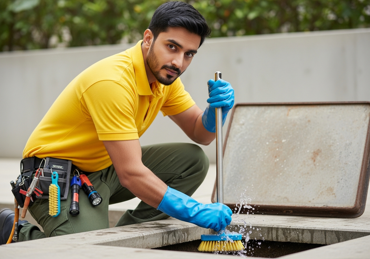 Underground Sump Cleaning