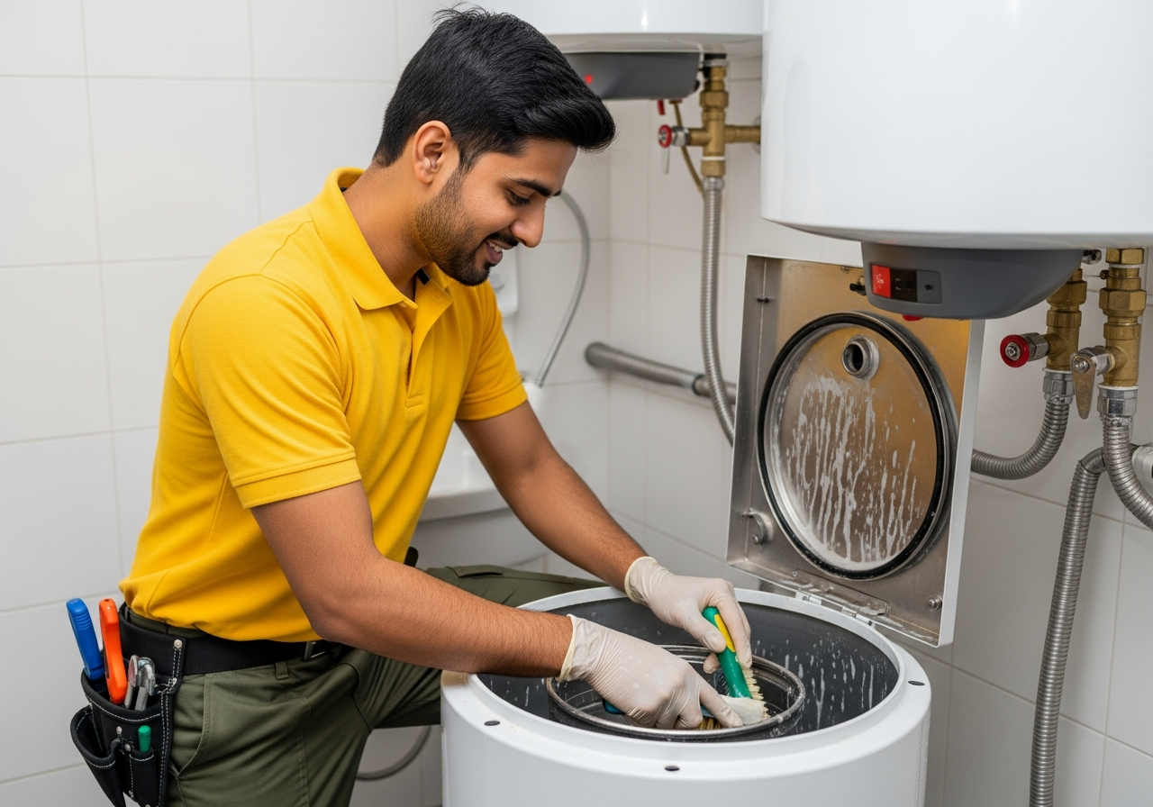 Geyser Tank Cleaning